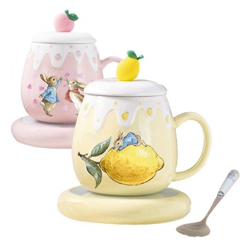 比得兔 恆溫馬克杯組-2款可選(檸檬黃/蜜桃粉)