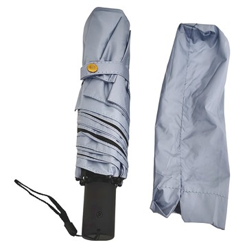 超輕量自動傘 黑膠塗層破擊傘布  天空藍