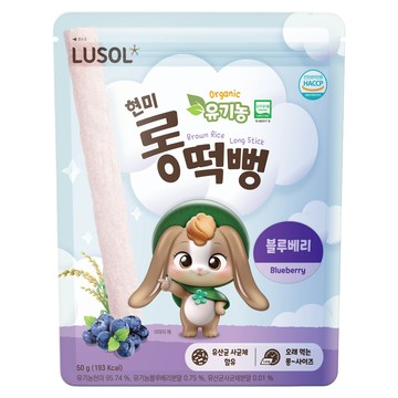 LUSOL 乳酸菌磨磨牙長米棒  30g  1個  藍莓