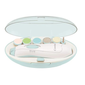 [o東京直購] Combi Baby Nail Care Set 電動磨甲機 (全新盒裝) 大人小孩兩用 新生兒 嬰幼兒適用 指甲剪 磨甲機
