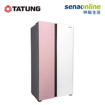 【APP下單6%回饋★領券再折】[贈基本安裝]TATUNG大同 547L 變頻一級雙門對開冰箱 粉 TR-S1547VGHT