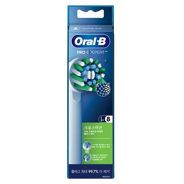 Oral-B 歐樂B Pro Expert多動向交叉刷頭 8入  EB50EX  1盒