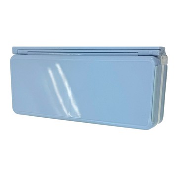 英國熊 變形多用書架鉛筆盒 藍色 附贈可愛貼紙  1個