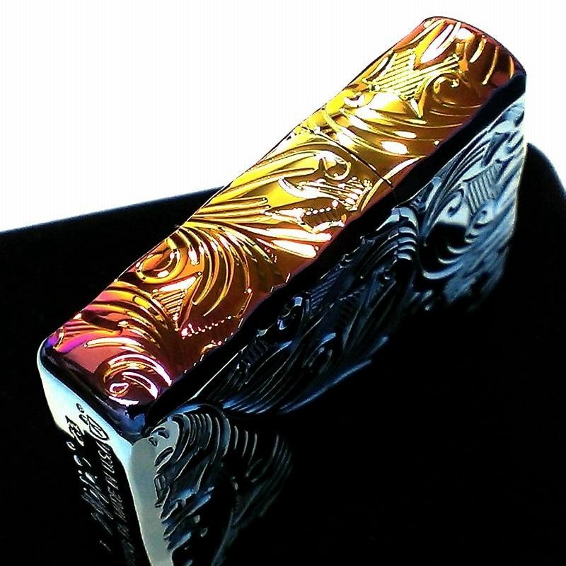 ZIPPO アーマー ジッポ ライター 5面立体彫刻 唐草 リーフ ZIPPO アーマー ジッポ ライター 5面立体彫刻 唐草 リーフ