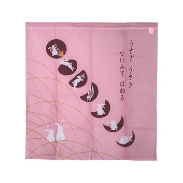 一品川流 針織中門簾-85x90cm-4條