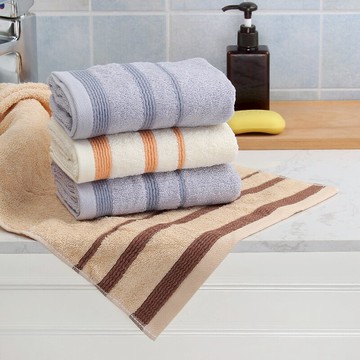 純棉毛巾1條裝 全棉洗臉巾成人洗臉洗澡男女家用潔面柔軟加厚吸水