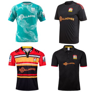 19-20新西蘭酋長T恤polo橄欖球衣酋長主客場橄欖球服 chife rugby