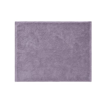 【日本霜山】簡約風純棉柔軟吸水快乾浴室踏墊-45x60cm-3入-多色可選丁香紫