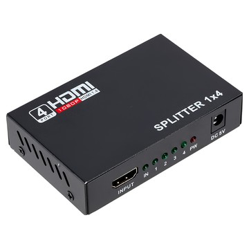 Alanview HDMI 一進四出分配器 DK104C 1080P 高畫質  1個