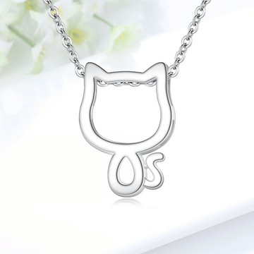 【Majalica】項鍊．925純銀．可愛貓
