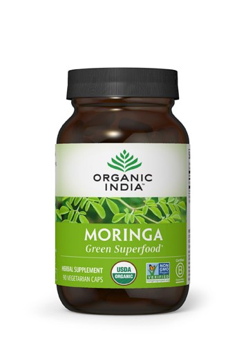 Organic India Moringa 90 Veg Capsules