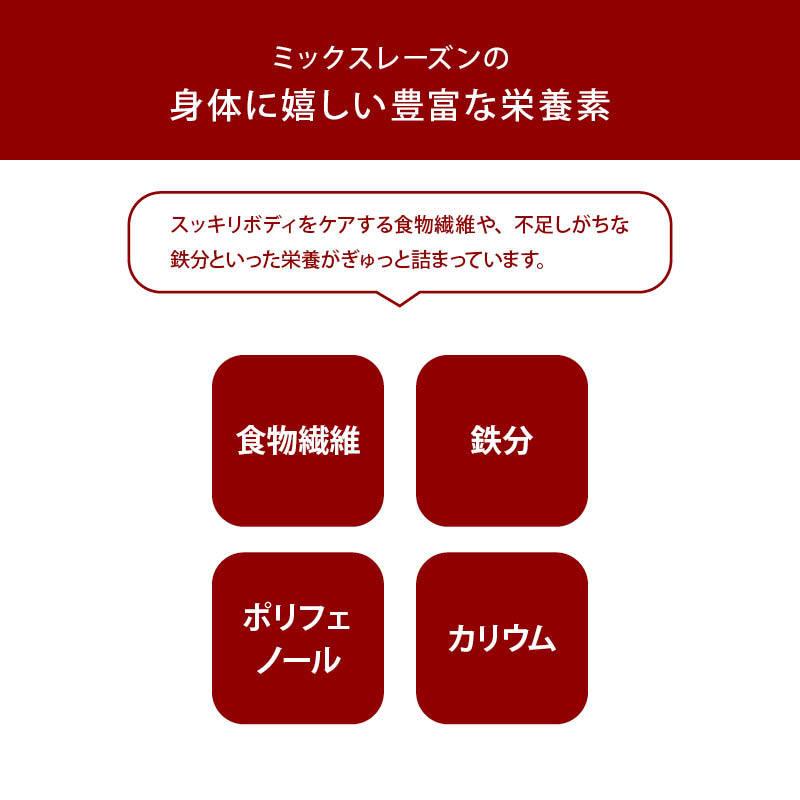 前田家 レーズン ミックス 500g ドライフルーツ 贅沢ミックスレーズン 果物サプリメント ビタミン 食物繊維 鉄分 カリウム ポリフェノール  砂糖不使用