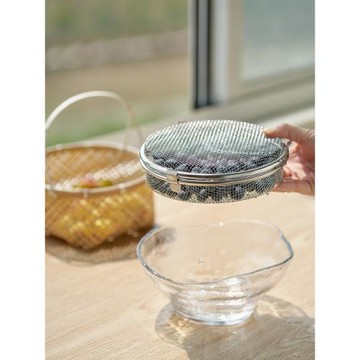 肆月不銹鋼洗碗機籃子洗小物件清潔收納籃家用廚房小工具神器小件