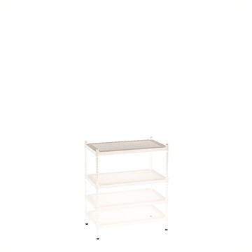 [客尊屋]粗管/沖孔/45x75x90hcm 白騎士沖孔 四層架白騎士