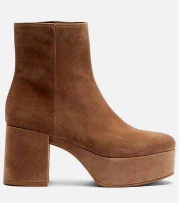 Gianvito Rossi 35 suede platform ankle boots