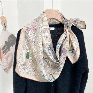 【巴黎精品】真絲絲巾蠶絲領巾-重磅雙面雙色百搭女絲巾a1af109