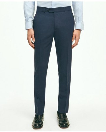 Brooks Brothers Men's Explorer Collection Slim Fit Wool Suit Pants | Navy | Size 36 32