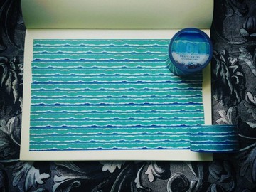 Liuyingchieh 海。洋 淼 O-cean Infinity 和紙膠帶 Washi