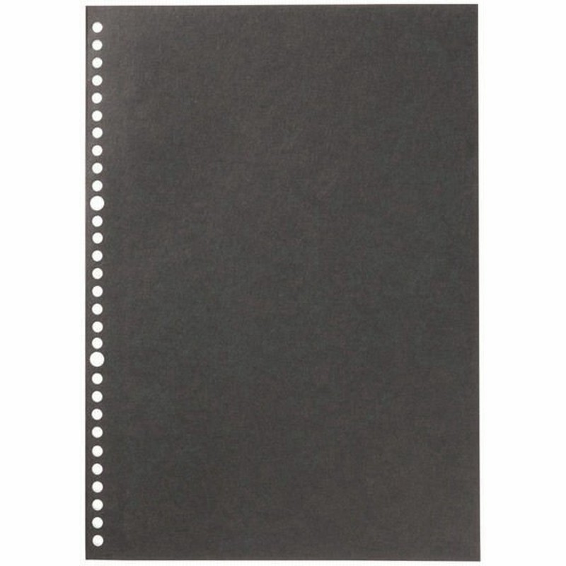 無印良品 ノート型はがせるルーズリーフ 6mm横罫 30穴 50枚 黒 7378 良品計画 通販 Lineポイント最大0 5 Get Lineショッピング