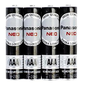 國際牌Panasonic碳鋅電池/AAA型4號電池x4顆/組/收縮膜包/組