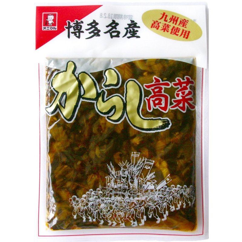 オニマル 博多名産からし高菜 120g×10袋