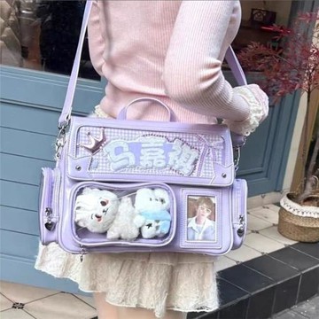 痛包可放娃高級感痛包日常款痛包大容量可放娃雙肩學院背包應援包