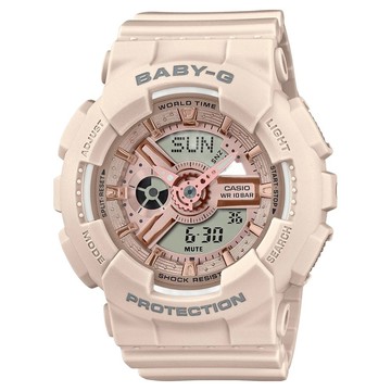CASIO 卡西歐 BABY-G 女款 粉嫩青春時尚雙顯錶 BA-110XCP-4ADR  粉色
