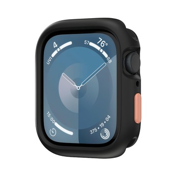 SwitchEasy 魚骨牌 SKIN 手錶保護殼 午夜黑 可替換按鈕設計 防刮保護  Apple Watch 40/41mm  1個
