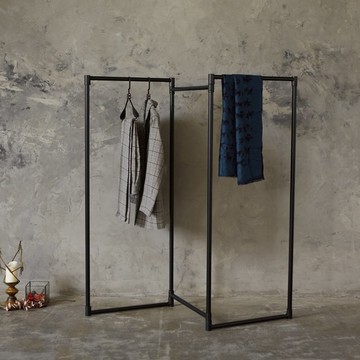 鋁合金超輕量百變室內掛衣架-140公分加高3段式(3色)