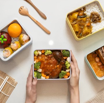 【極輕保鮮盒】石墨烯 x 淨陶瓷 | 新加坡SWANZ | 可微波 |電磁爐