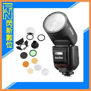 Godox 神牛 V1Pro 圓頭 機頂閃光燈+ AKR1控光套件(V1 PRO,公司貨)