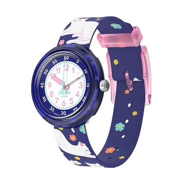 FlikFlak 兒童手錶 FANCY CAT 兒童禮物/安全防水/瑞士製造 FPNP164 (31.85mm)