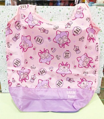 【震撼精品百貨】Little Twin Stars KiKi&LaLa 雙子星小天使 雙子星環保提袋-粉紫#07364 震撼日式精品百貨