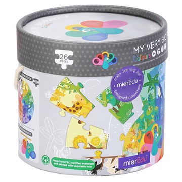 mierEdu 幼幼地板拼圖 ME102 顏色  1個  26片