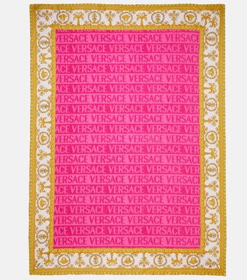 Versace Home Versace Allover cotton terry beach towel