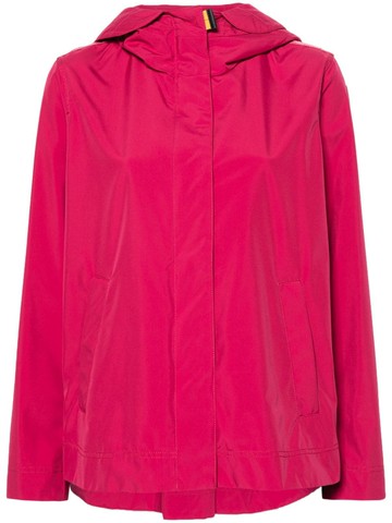 Parajumpers - Rica poplin hooded jacket - women - Polyester/Polyester - XXL - Red