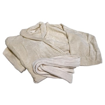 LIFE 來福牌 RS0001 浴袍 100%棉 台灣製  米色  1件