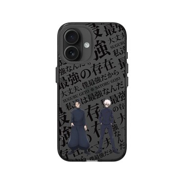 iPhone 16 Clear (相機按鈕) 酷墨灰 - Jujutsu Kaisen 咒術迴戰 S2 - 懷玉・玉折角色系列-最強組合