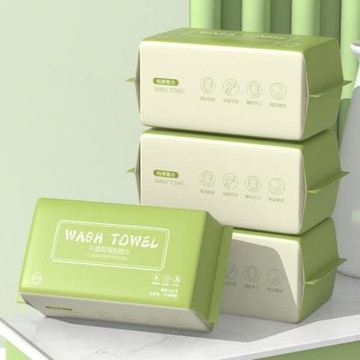 一次性洗臉巾加厚抽取式棉柔巾洗面巾紙珍珠紋擦臉巾母嬰院廠批發