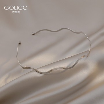 簡約ins風金屬波浪發箍細頭箍百搭外出壓發卡網紅氣質韓國發飾女