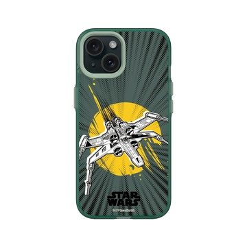 iPhone 15 Clear 憂墨綠 - 迪士尼-星際大戰 Star Wars - 星際大戰 – X 翼戰機