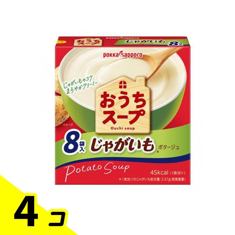 ポッカサッポロ おうちスープ じゃがいも 96g (8袋入) 4個セット