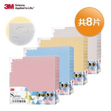 3M 9935E 安全防撞地墊-4種顏色(61.5CM)(4片X2包/箱)-附邊條