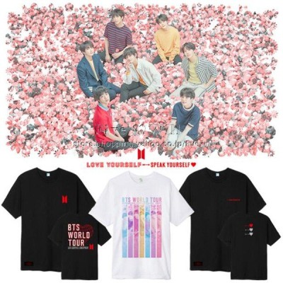 送料無料 21新入荷 Bts 防弾少年団 Speak Yourself 韓流グッズ 半袖 Tシャツ 春夏 コート 男女 周辺 応援服 打歌服 半袖 Tシャツ 通気 吸汗 速乾 通販 Lineポイント最大get Lineショッピング