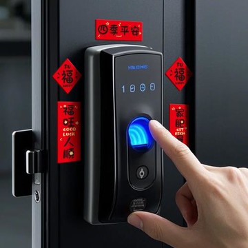 迷你小對聯磁吸入戶門智能門鎖裝飾貼紙2026馬年新春溫馨氛圍