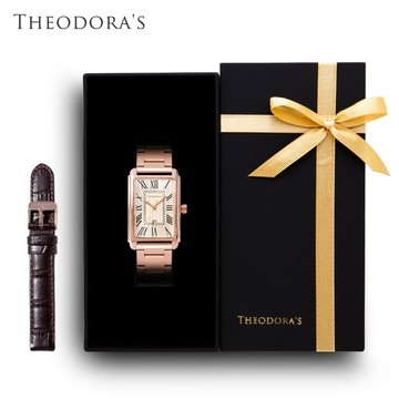 【THEODORA'S】[可選色]限定禮盒Tyche-命運[小錶面]手錶+替換錶帶2入組【希奧朵拉】