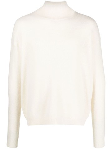 There Was One - fine-knit open-stitch jumper - men - Cashmere/Wool - S - White