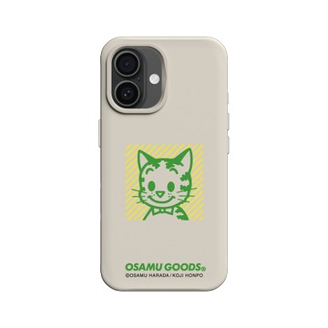 iPhone 16 SolidX 貝殼灰 - OSAMU GOODS - 多彩系列-Cat