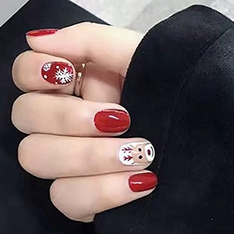 Rouly クリスマス ネイルシール 手用 クリスマス ギフト ジェルネイル 貼るだけマニキュア ネイルチップ ネイルパーツ レディース 初 通販 Lineポイント最大0 5 Get Lineショッピング