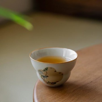 汝窯復古主人杯單杯陶瓷茶杯大號個人專用杯家用開片冰裂釉品茗杯